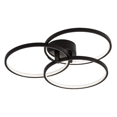 Afx Orion Flushmount LED 26W 1350Lm 120V ORIF16L30D1BK